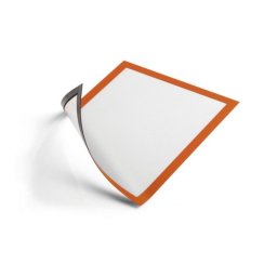 Marco magnético Durable DURAFRAME MAGNETIC A4 naranja 5 piezas