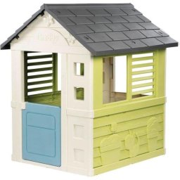 Caseta de juegos infantil Smoby Jolie Maison exterior plástico reciclado protección UV