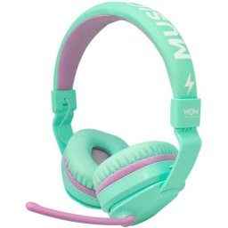 Auriculares Kids Licensing Wow Generation inalámbricos Bluetooth para niñas con micrófono rosa