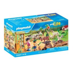 Set de Juguete Playmobil My Life 72007 Descubrimiento de Animales de Granja