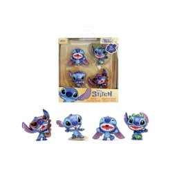 Pack 4 Figuras Coleccionables Disney Stitch Jada Toys Metal 6 cm