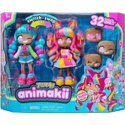 Set Muñecas Personalizables Bandai Animakii Lollipop & Bubblegum 2 Muñecas 32 Looks