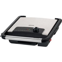 Parrilla eléctrica de contacto Sencor SBG 3710SS 2000W placas antiadherentes 3 niveles