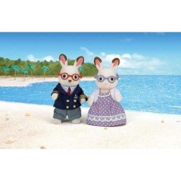 Set de Figuras Sylvanian Families 5190 Abuelos Conejo Chocolate con Accesorios