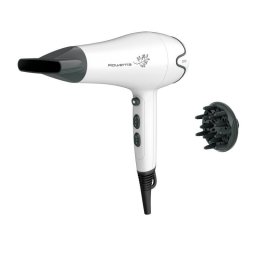 Secador de Pelo con Difusor Rowenta CV5708F0 2200W 3 Temperaturas 3 Velocidades Accesorios Blanco