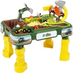 Mesa para arena y agua Klein John Deere Multi-Play 64x46x60 cm amarillo/verde