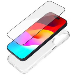 Funda para móvil BigBen Connected Pack 2 en 1 TPU transparente con protector para iPhone 17