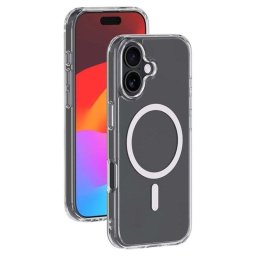 Funda para móvil BigBen Híbrida Transparente TPU + PC Blanco MagSafe para iPhone 17