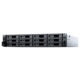 Disco Duro externo Synology 12 bahías SATA Rack 2U RX1225RP con fuente redundante