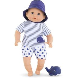 Muñeca de baño Corolle Bébé Bain Marin 30 cm con accesorio ballena