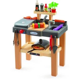 Cocina Infantil Ecoiffier Cocina Verano Exterior 18 Meses con Horno y Accesorios