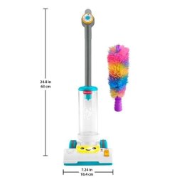 Aspiradora Juguete Fisher-Price Laugh & Learn 2 en 1 con Plumero Luces y Música