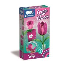 Kit de Manualidades Clementoni Create Your Flowers Tulip Flores de Papel