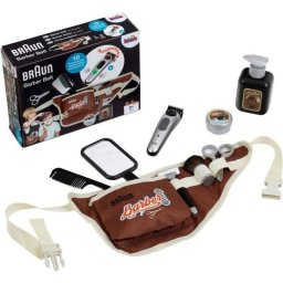 Set Juego de Rol Barbero Klein con Cortapelos Electrónico, Luz y Sonido