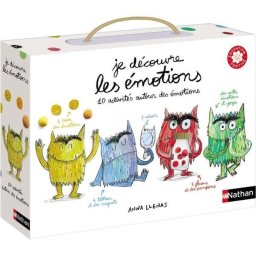 Kit educativo emociones Nathan Descubro las emociones 3+ actividades magnéticas