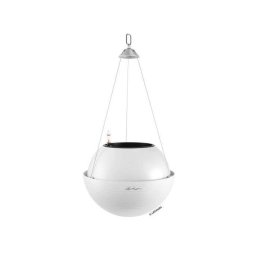Maceta LECHUZA BOLA Color 32 Colgante Autorriego Blanca Ø32 cm