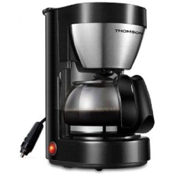 Cafetera de goteo Thomson 12 V 0,65 L 170 W 4-6 tazas negra con filtro