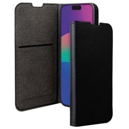 Funda para móvil BigBen Wallet Case Folio Microfibra Negra con MagSafe para iPhone 17 Air