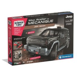 Clementoni Jeep Recon Eléctrica Todo Terreno Kit De Coche 200 Piezas, Volante Cremallera Y Piñón, 5 Puertas Funcionales Y Paneles Realistas