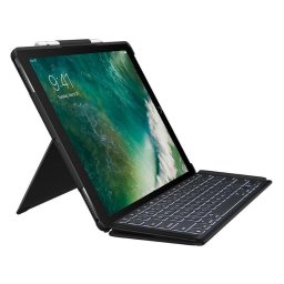 Logitech Slim Combo Funda con Teclado Inalámbrico Negro para iPad Pro de 12.9