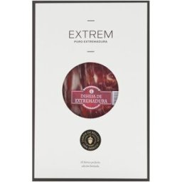 Extrem Puro Extremadura Jamón de bellota 100% Ibérico loncheado DO Dehesa de Extremadura .