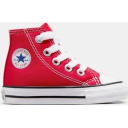 Converse Zapatillas casual de bebés-niños Chuck Taylor All Star Alta Lona . (26) Rojo