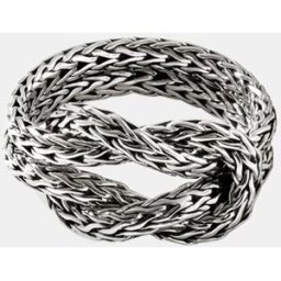 John Hardy Anillo Chain de plata. (16) Plata