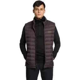 Trangoworld Chaleco de hombre Otal dc . (XL) Marrón oscuro