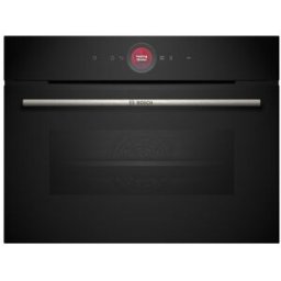 Bosch Horno compacto pirolítico, con display TFT touch control - CBG7741B1. Cristal negro