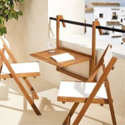 El Corte Inglés Colección de balcón con mesa plegable Baiona .