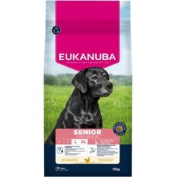 Eukanuba Pienso para perros sénior grandes pollo 15 kg. (15 Kg)