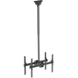 Fonestar Soporte de techo STT-7164DLN para 2 TV de 37" a 75" orientable. Negro