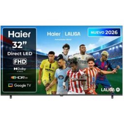 HAIER TV LED 80 cm (32") K85 H32K85GFX Full HD, 60Hz, Google TV, HDR10, Dolby Audio. Negro