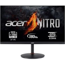 Acer Monitor PC Gaming 60 cm (23,8") NITRO XV240YM3bmiiprx, 180 Hz, Full HD, AMD Freesync, con altavoces. Negro