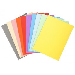 Subcarpeta cartulina exacompta din a4 paquete de 100 unidades colores surtidos 220 g
