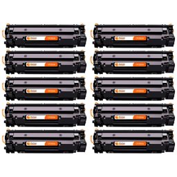 Pccom Essential HP CF283A Tóner Compatible Negro Pack 10