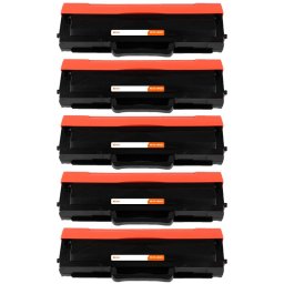 Pccom Essential Tóner Compatible Samsung MLT-D1042S/MLT-D1042X Negro Pack 5