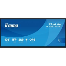Pizarra digital iiyama TE10518UWI-B1AG 105" 5K Ultra HD Android Táctil Wifi 24/7