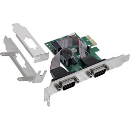 Tarjeta PCIe InLine 76619F RS-232 2 Puertos 921.6 Kbps Low Profile