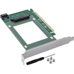 Tarjeta de Interfaz InLine 76619J PCIe 3.0 U.2 SATA NVMe Alta Velocidad