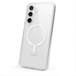 Funda Transparente Logo Compatible Con Magsafe Para Samsung Galaxy A55 5g