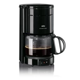 Cafetera de Goteo Braun KF 47/1 BK 1000 W 10 Tazas Negra con función antigoteo