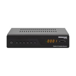 Descodificador Megasat HD 390 Full HD DVB-S/S2 Cable Negro