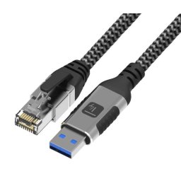 Cable de red Techly ICOC U3A-RJ45-050 5 m Cat6 USB tipo A a RJ-45