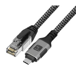 Cable de red Techly ICOC U3C-RJ45-050 5 m Cat6 USB-C a RJ-45