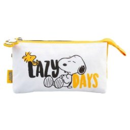 Estuche Triple Snoopy Lazy Days Grupo Erik
