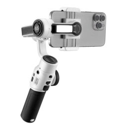 Gimbal Zhiyun Smooth 5s White para smartphones con luz LED integrada