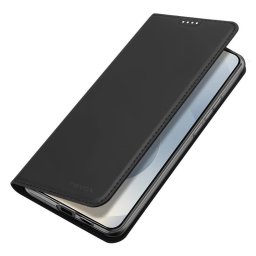Funda para móvil Nevox 2580 Libro PU Negro con soporte para Galaxy S26