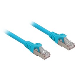 Cable de red Sharkoon Cat.6a SFTP 0,25 m Azul