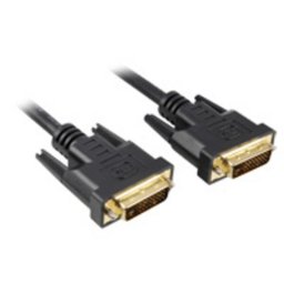 Cable DVI-D a DVI-D Sharkoon 5 m Negro Macho/Macho